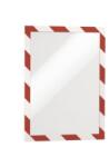 Durable Öntapadós Duraframe Security A4, piros-fehér, 2 db-os csomag