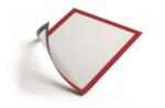 Durable Mágneses DURAFRAME MAGNETIC A4 piros