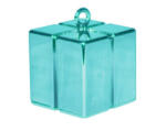 Godan Kék Light Blue ajándékdoboz formájú léggömb, lufi súly MLG177954 (MLG177954)