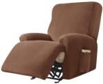 Forcheer Relax Fotel Huzat (bársonyos, 1 üléses, barna, rugalmas)