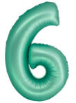 Godan Mint Matt, Menta 6-os szám fólia lufi 76 cm (MLG158601)