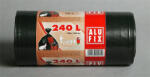 Alufix Szemeteszsák, 240 l, 10 db, 100x125 cm, 40 , ALUFIX, fekete (MS240ROLUNINEW) - iroszer24