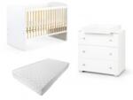 Klups Mobilier Camera Pentru Copii KLUPS Karolina Alb Natur (00081175)