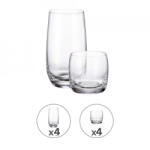 Bohemia 1845 Set pahare pentru aperitiv și alcool Bohemia Royal Party 8 piese 1006741 (1006741) Pahar