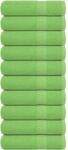 vidaXL Кърпи за душ FROGN 10 бр. Ябълково зелени 70x140 см 360 г/м2 (137027)