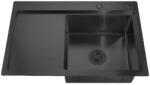 Mixxus HM7849R-215 NANO-BLACK (3.0 0.8) chiuveta bucatarie din inox (etf-14620) Chiuveta