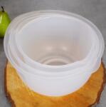 Excellent Houseware Set 3 boluri mixare Excellent Houseware, polipropilena, 1.5 2 2.5 l, transparent gri (KO-030001920G) Castron