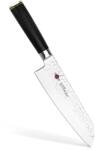 FISSMAN Cutit Santoku Fissman-Kensei Kojiro, otel AUS-8, 18 cm, argintiu negru (FI-2558)