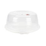 Excellent Houseware Tava servire si transport prajituri Excellent Houseware, polipropilena, 33x16 cm, alb (KO-024001540A) Tava