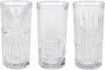 Excellent Houseware Set 3 pahare Excellent Houseware, sticla, 7x14 cm, 380 ml, transparent (KO-YE6000330) Pahar