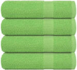 vidaXL Кърпи за душ FROGN 4 бр. Ябълково зелени 70x140 см 360 г/м2 (137026)
