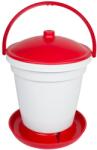  Automata baromfi önitató, 18 liter, lábak nélkül, piros