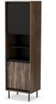 Halmar SWING W-1 vitrin dió / fekete - smartbutor