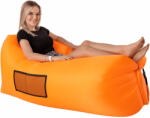 TEMPO KONDELA Felfújható babzsák/lazy bag, narancssárga, LEBAG - smartbutor