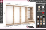 Divian Bond m. fényű 318 cm 2 tükörrel - smartbutor