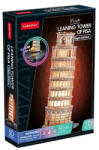 CubicFun 3D puzzle világítós Pisai Ferde Torony (42 db) (L535)