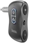 hoco. E73 PRO bluetooth FM transmitter 3.5mm jack aljzat (v5.0, mikrofon, microSD kártyaolvasó + Type-C kábel) FEKETE (E73_PRO_JOURNEY)