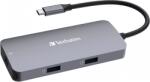 Verbatim CMH-05 USB Type-C 3.2 Gen1 multiport adapter, HDMI, RJ-45, 2x USB-A, USB-C PD 100W (32150) (32150)