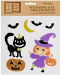  IRIS ablakzselé halloween boszi+fekete macska 20x25cm (312802) - bestbyte