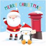 IRIS Karácsonyi ajándék kártya 20db/csomag 2 féle, 10-10db/ minta, 10x10cm (X-34226-BC)