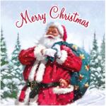 IRIS Karácsonyi ajándék kártya 12db/csomag 2 féle, 6-6db/ minta, 14x14cm (X-34578-BC)