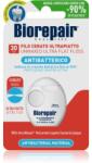 Biorepair Dental Floss Waxed Ultra Flat viaszos fogselyem érzékeny fogakra Red 30 m