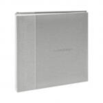 Kenro Kington fotóalbum 200db 10x15cm képhez, faerezet minta, PHOTOGRAPH dombornyomott felirat szürke (KE-KGA101GY)