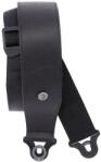D'Addario Comfort Leather Auto Lock Guitar Strap Black