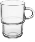 ORION Cozy UK129676 egymásba rakható bögre 0, 35 l, 6 db, üveg (129673)