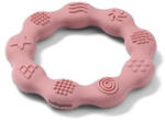 BabyOno rágóka - RING szilikon gyűrű rózsaszín 825/02