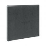 Kenro Signature fotóalbum 200db 10x15cm képhez, PHOTOGRAPH felirat, újrahasznosított bőrből szürke (KE-KSA101C) (KE-KSA101C)