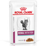 Royal Canin Veterinary Diet 24x85g Royal Canin Veterinary Feline Renal nedves macskatáp-Mix: 12 x 85 g hal + 12 x 85 g csirke