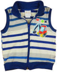 Asti Belül bolyhos kisfiú mellény munkagépes mintával