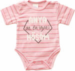 Asti Rövid ujjú dupla patentos " Anya az én igazi hősöm" feliratú baba body