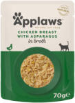 Applaws 24x70g Applaws csirke & spárga húslében nedves macskatáp
