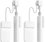 SwitchBot Pachet Hub 2 și 2x Motor inteligent pentru jaluzele SwitchBot Blind Tilt, Alb, panou solar, compatibil Matter, HomeKit (W27016002 + W3202100)