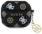 GUESS PU 4G Peony Charm tok AirPods 3-hoz Fekete - smartdiszkont