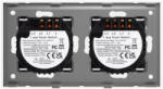 Luxion Intrerupator Triplu si Dublu cu Touch din Sticla LUXION Alb (LX-ST-301/201-W)