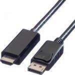 Valueline Cablu Value isplayport la HDMI UHD 4k T-T 1m Negru (11.99.5785-10)