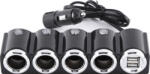 PNI Spliter bricheta auto PNI Lighter 4 iesiri 2xUSB indicator LED (pni-sbr04)