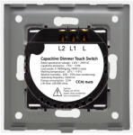 Luxion Intrerupator Dublu cu Variator si Touch din Sticla si Rama de Aluminiu LUXION Auriu (LX-MT-D201A-G)