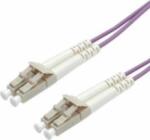 Valueline Cablu fibra optica Multimodal Value LC-LC OM4 50-120um 5m Violet (21.99.8755-5)