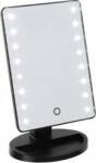 Domoclip Oglinda iluminata DomoClip DOS153 cu senzor 16 LED-uri Baza cu depozitare de bijuterii Negru (dos153)