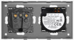 Luxion Intrerupator Simplu si Priza cu Rama din Sticla LUXION Auriu (LX-ST-101/MP010-G)