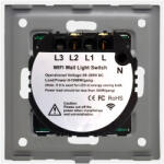 Luxion Intrerupator Simplu Wi-Fi si RF433 cu Touch din Sticla LUXION Auriu (LX-WT2-RA101G-G)