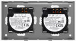 Luxion Intrerupator Dublu si Simplu cu Touch din Sticla LUXION Auriu (LX-ST-201/101-G)
