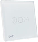 PNI Intrerupator simplu cu touch si dimmer PNI SafeHome DIM101 1X700W Live Wire fara nul sticla Alb (PNI-DIM101)
