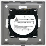 Luxion Intrerupator Simplu RF433 cu Touch din Sticla LUXION Auriu (LX-MT-R101G-G)