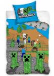 Carbotex Minecraft Ágyneműhuzat Szett - 140x200 cm, Time to mine