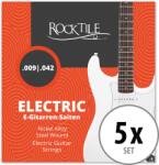 Rocktile Elektromos Gitár Húrok 5 darabos készlet (KST33293)